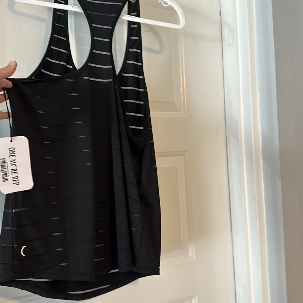 ZYIA Black Striped Tank Top - Picture 6 of 6